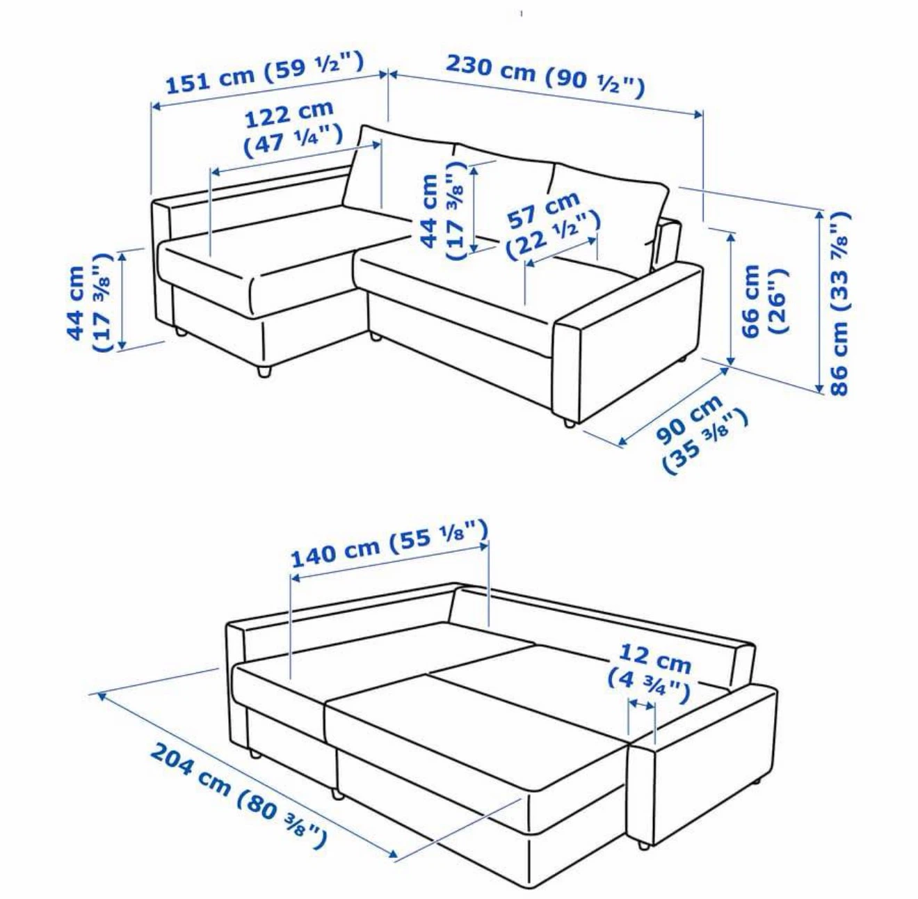 IKEA FRIHETEN Corner Sofa-bed with Storage - photo 2