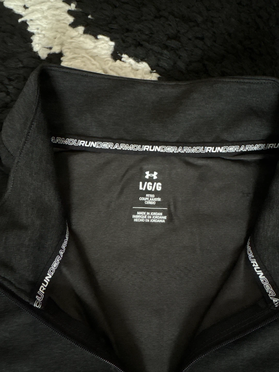 Under Armour Black 1/4 Zip Pullover - photo 3