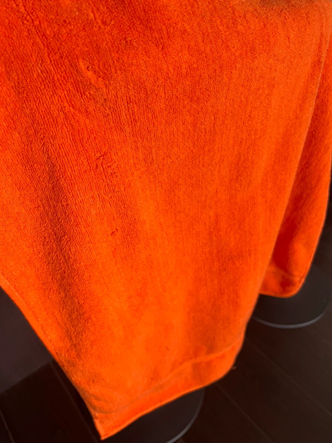Bright Orange Cotton Bath Towel - photo 2