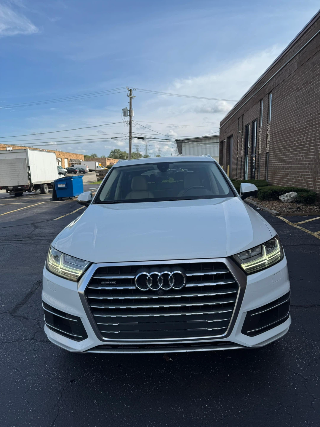 2017 Audi Q7 White SUV