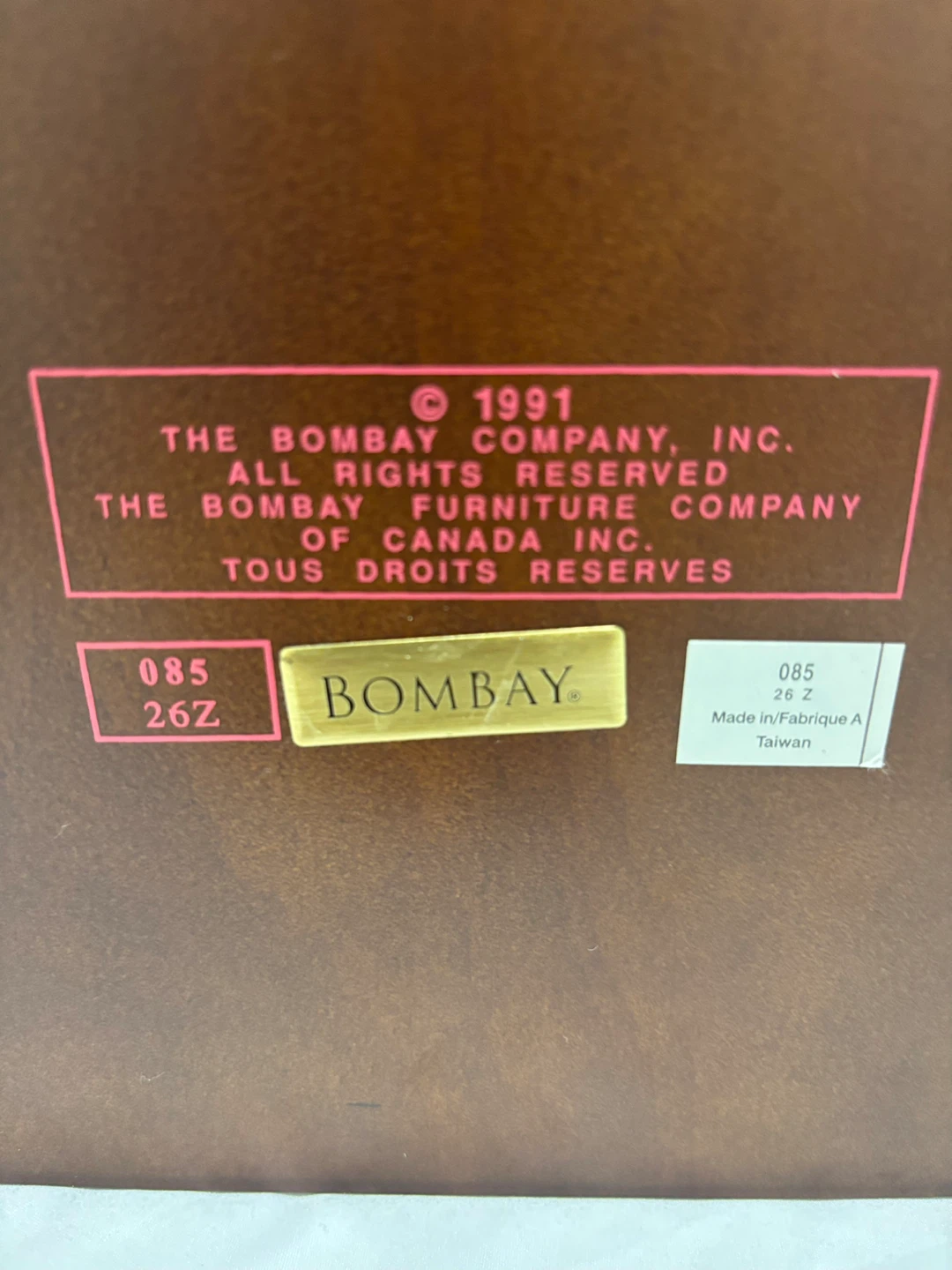 Vintage Bombay Company Wooden Keepsake Box - photo 2