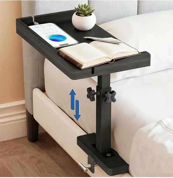 Adjustable Bedside Clamp Tray