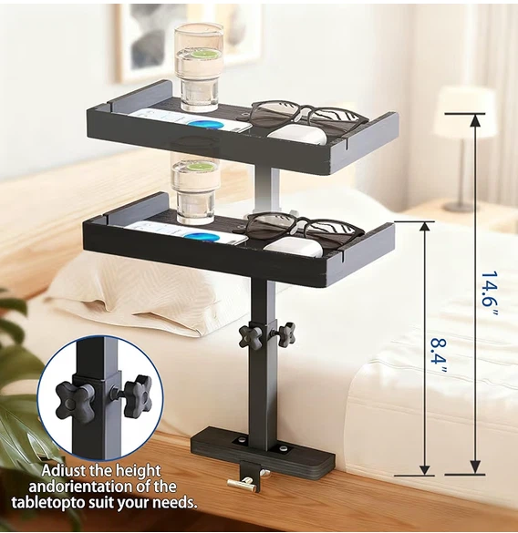 Adjustable Bedside Clamp Tray - photo 3
