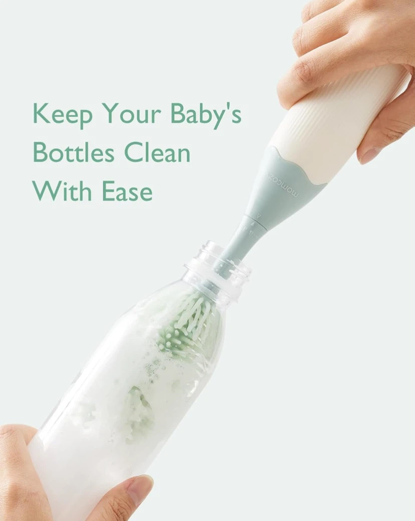Momcozy Silicone Baby Bottle Cleaning Brush Set - photo 3