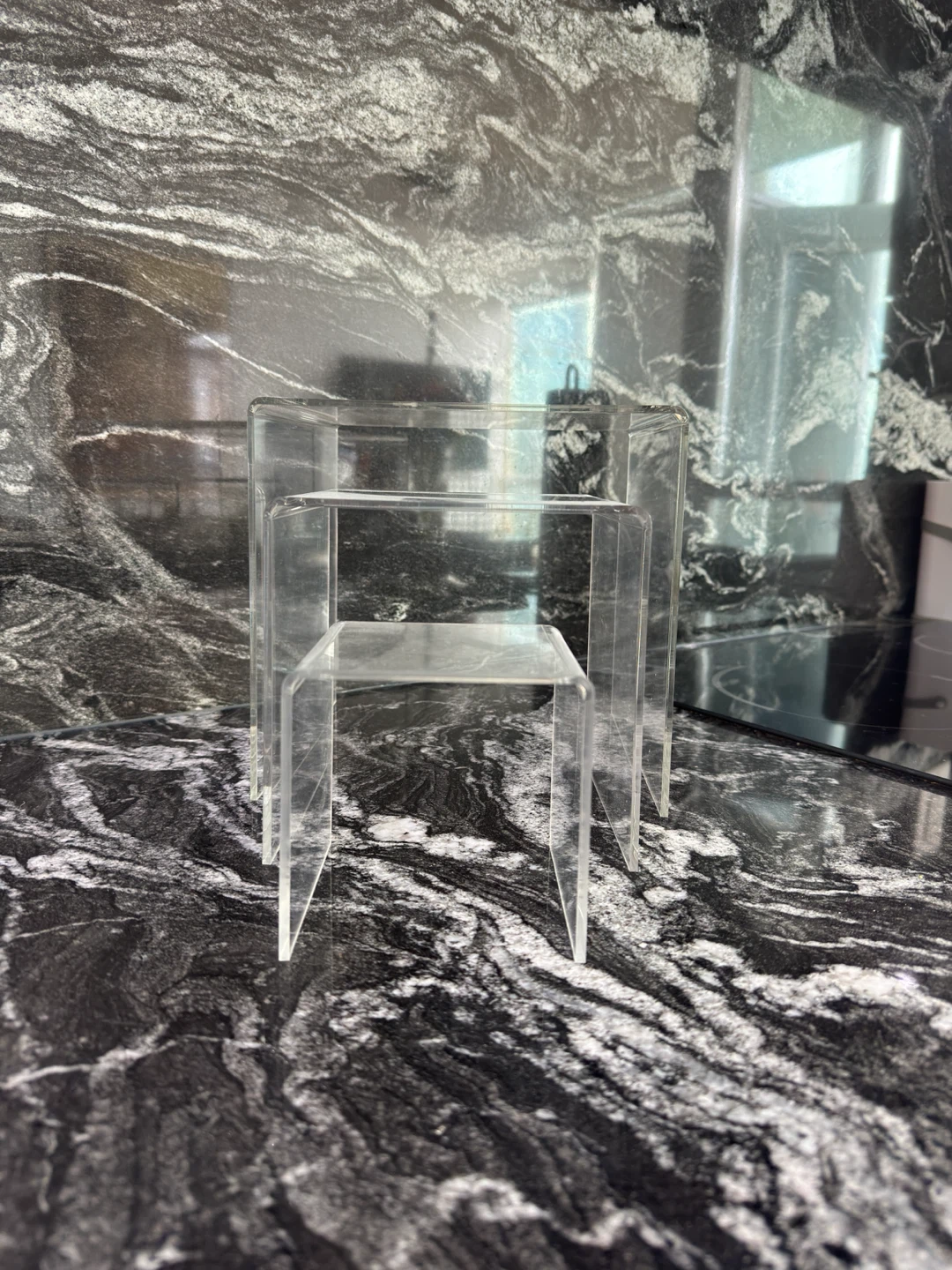 Set of 3 Clear Acrylic Display Risers - photo 4