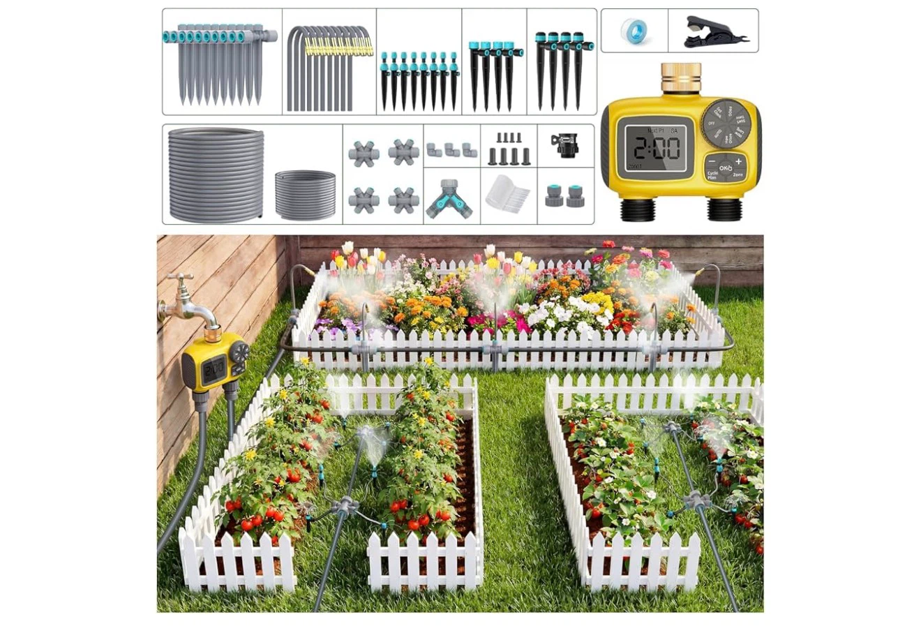 Drip Irrigation System with Sprinkler Timer - photo 3