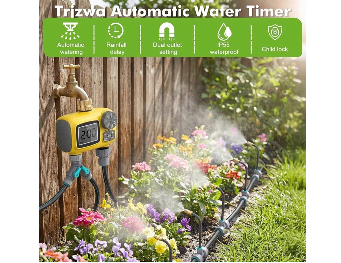 Drip Irrigation System with Sprinkler Timer - photo 4