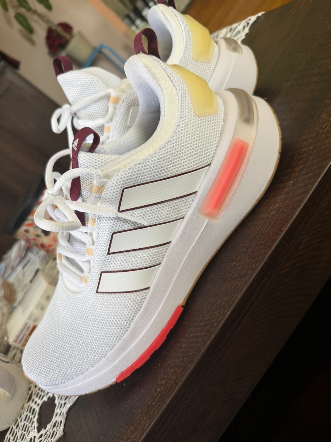 Adidas White Athletic Sneakers - photo 5