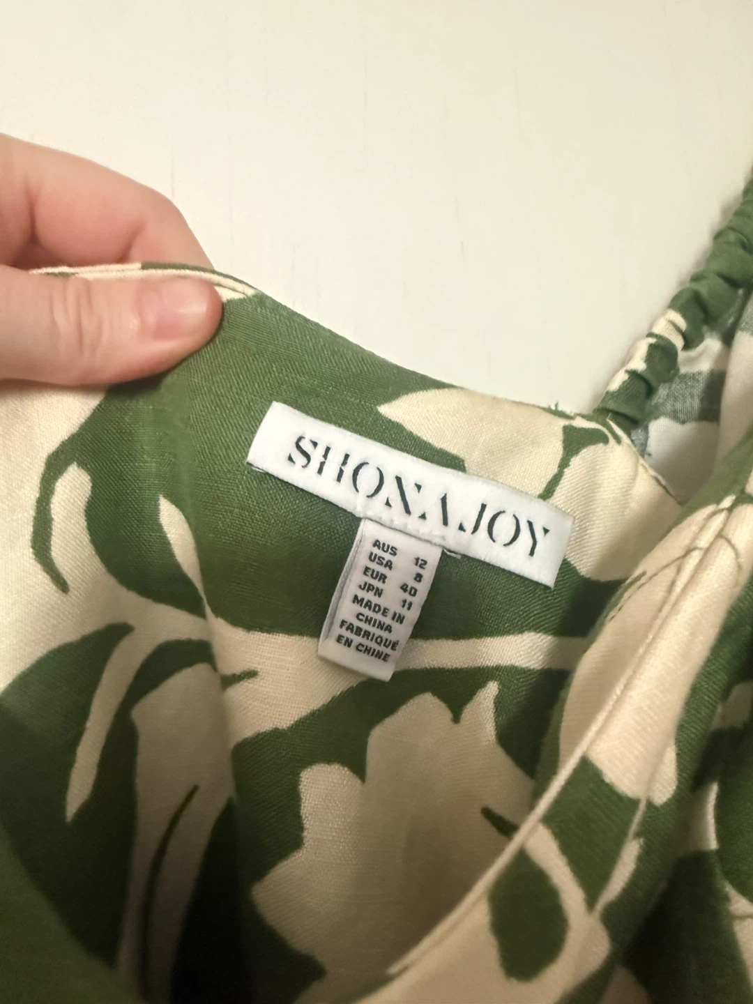 Shona Joy Green and Cream Floral Dress - photo 2