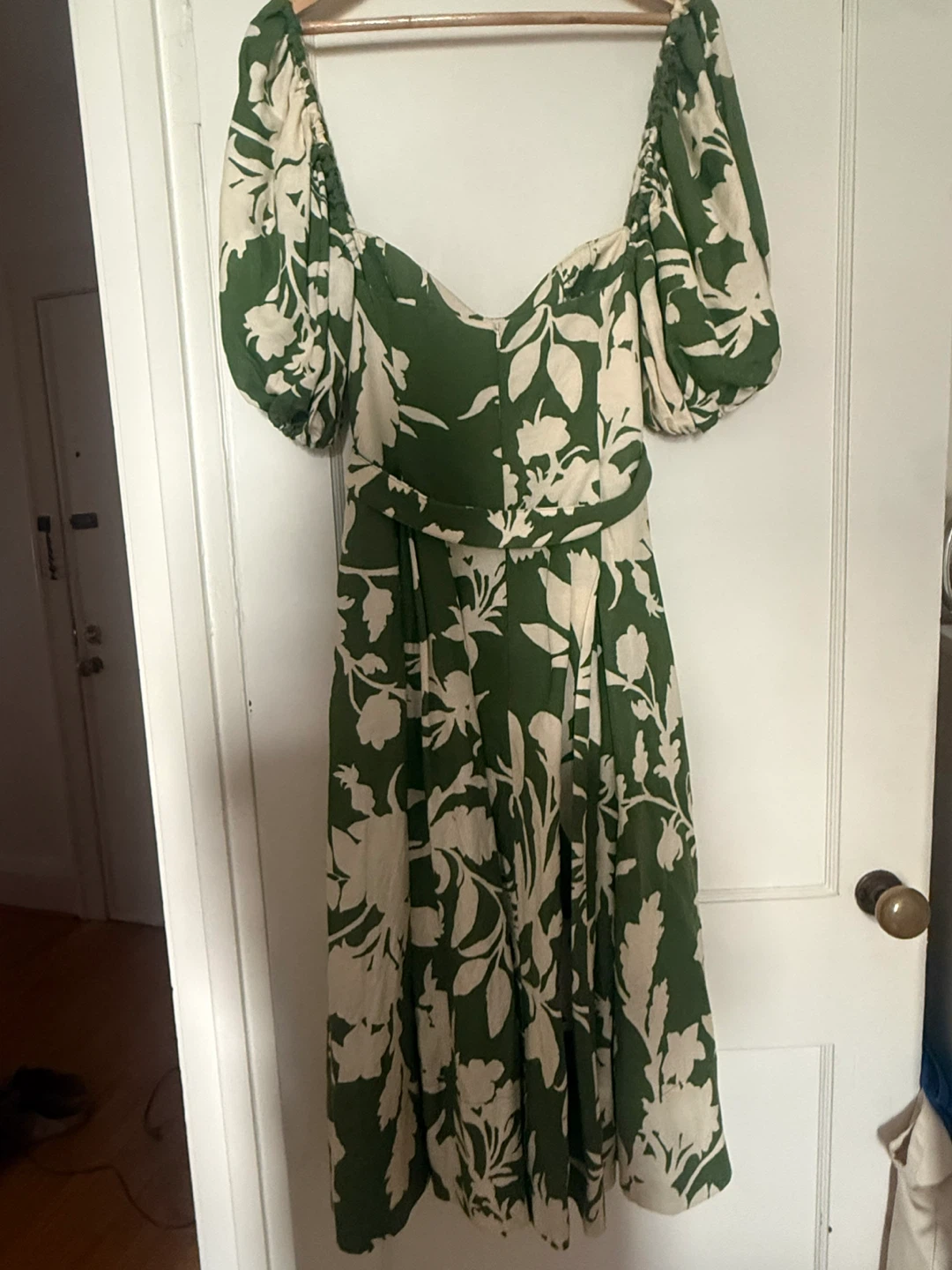 Shona Joy Green and Cream Floral Dress - photo 3