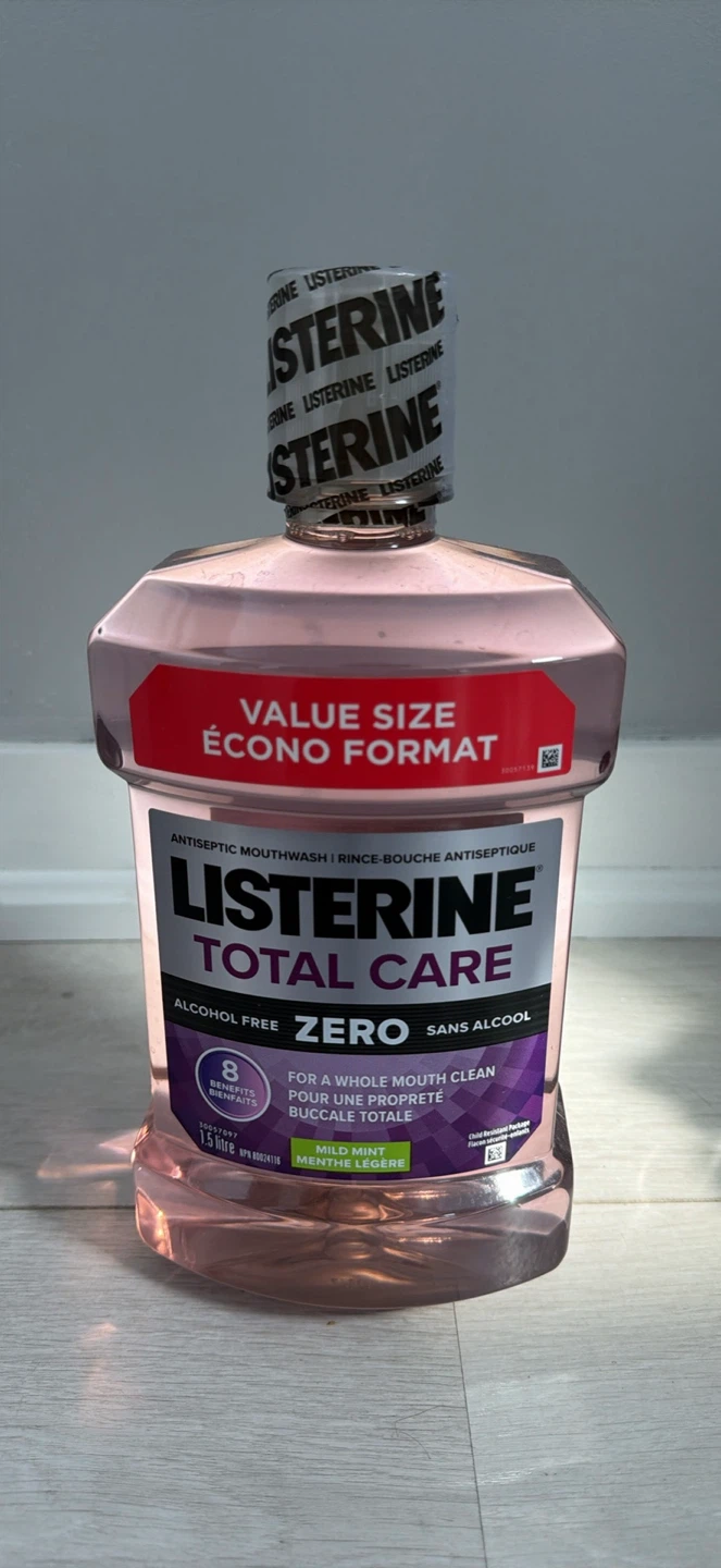 Listerine Total Care Zero Alcohol Free Mouthwash 1.5L