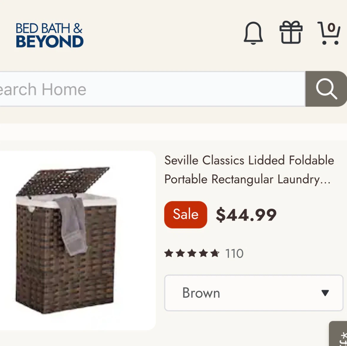Seville Classics Lidded Foldable Laundry Hamper - photo 4
