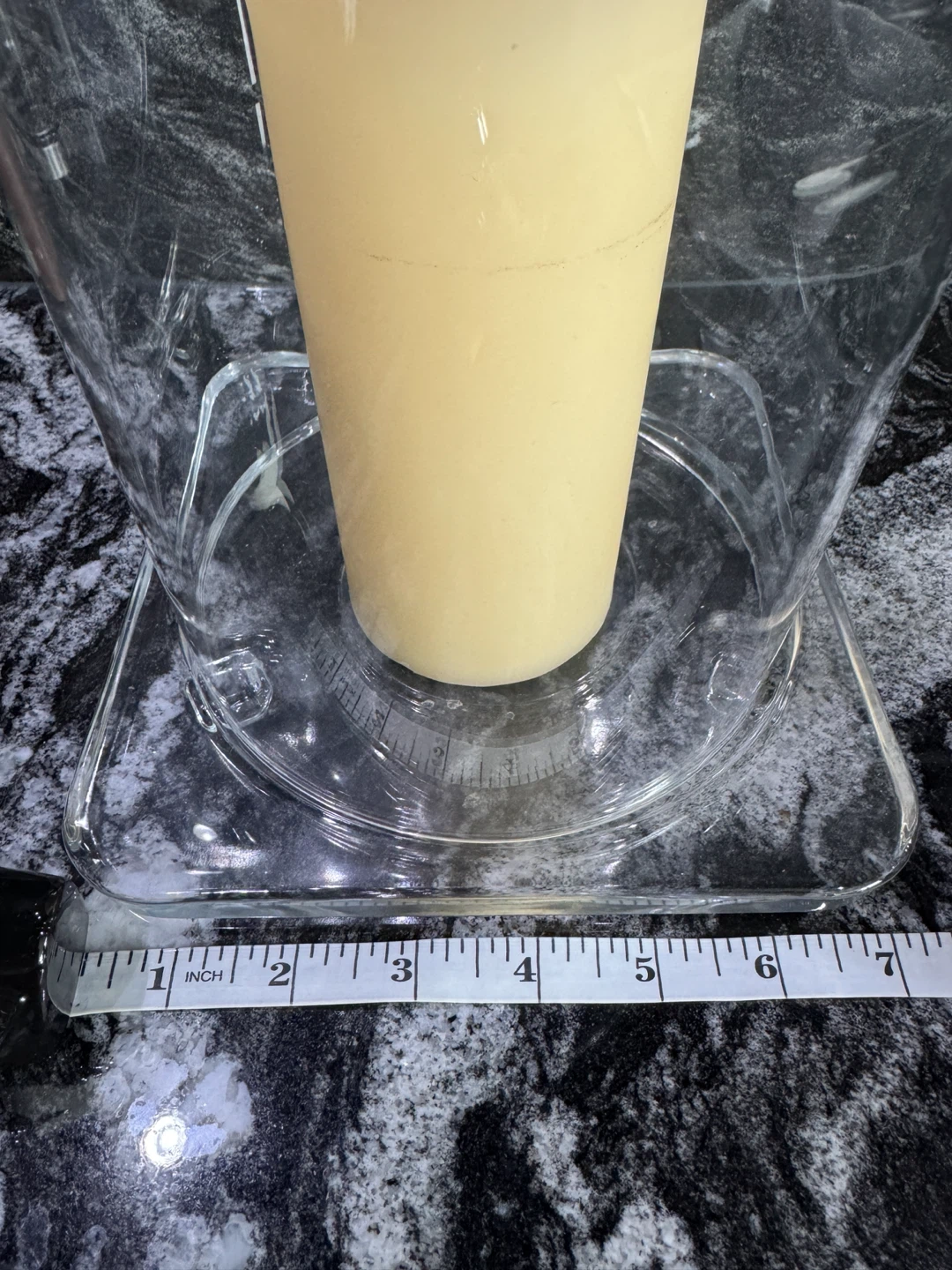 Glass Candle Hurricane Holder - photo 2