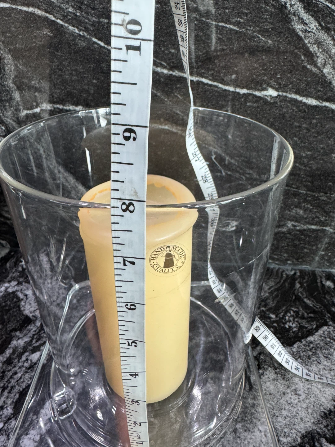 Glass Candle Hurricane Holder - photo 3