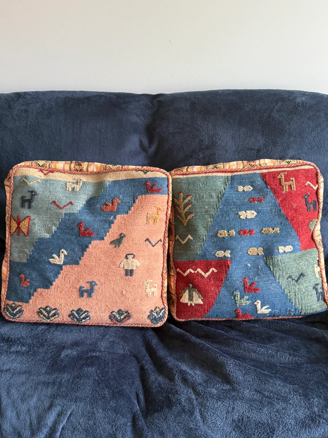 Set of Two Decorative Kilim Cushions - photo 2