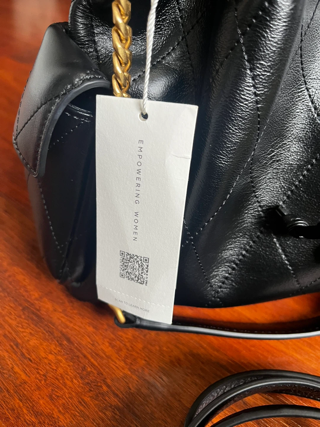 Tory Burch Charlie Quilted Drawstring Shoulder Bag - photo 2