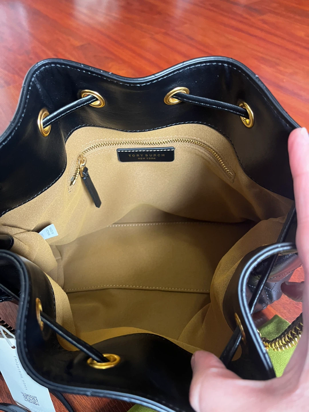 Tory Burch Charlie Quilted Drawstring Shoulder Bag - photo 5