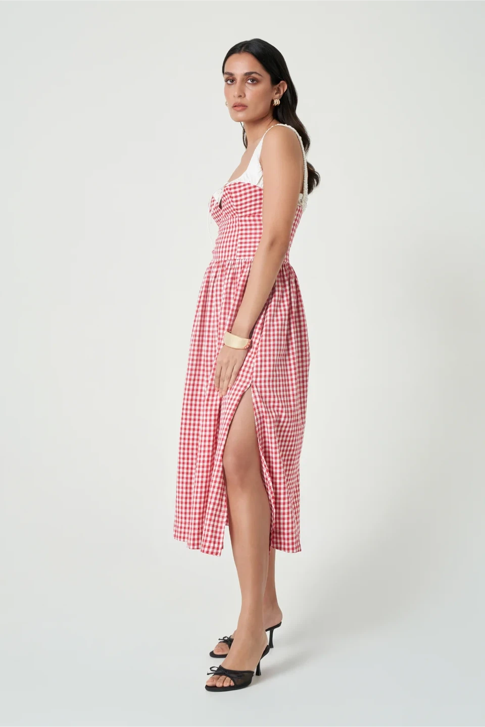 LIKE NEW Summer Away Gingham Dress Size XS - photo 4