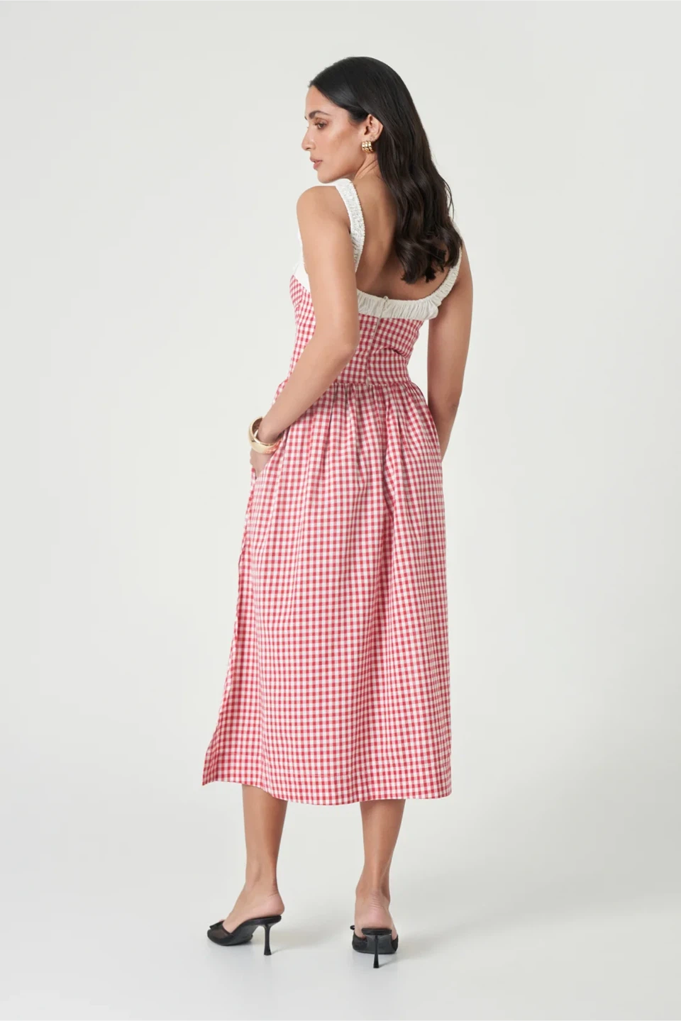 LIKE NEW Summer Away Gingham Dress Size XS - photo 5