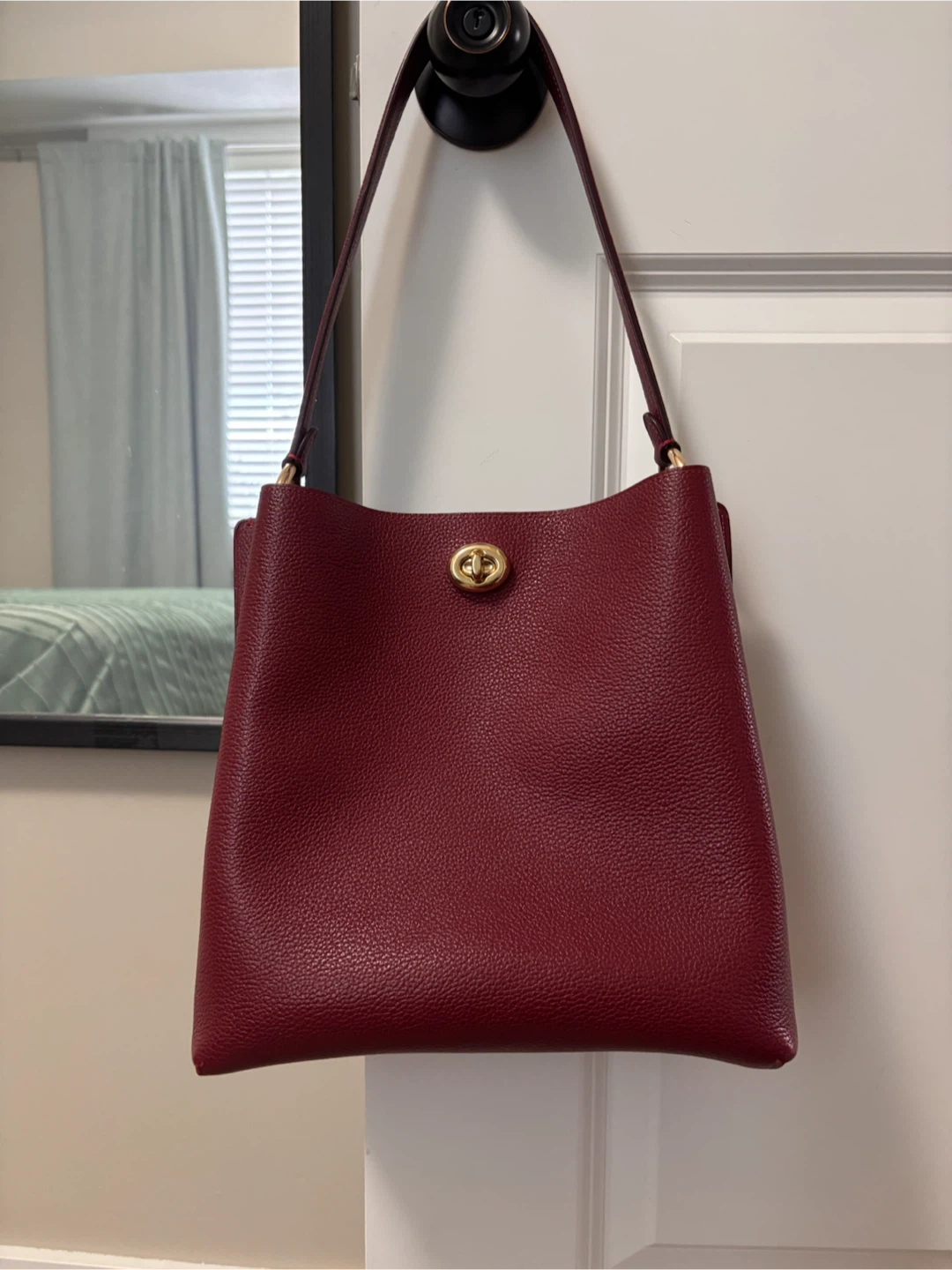 Coach Charlie Leather Bucket Bag