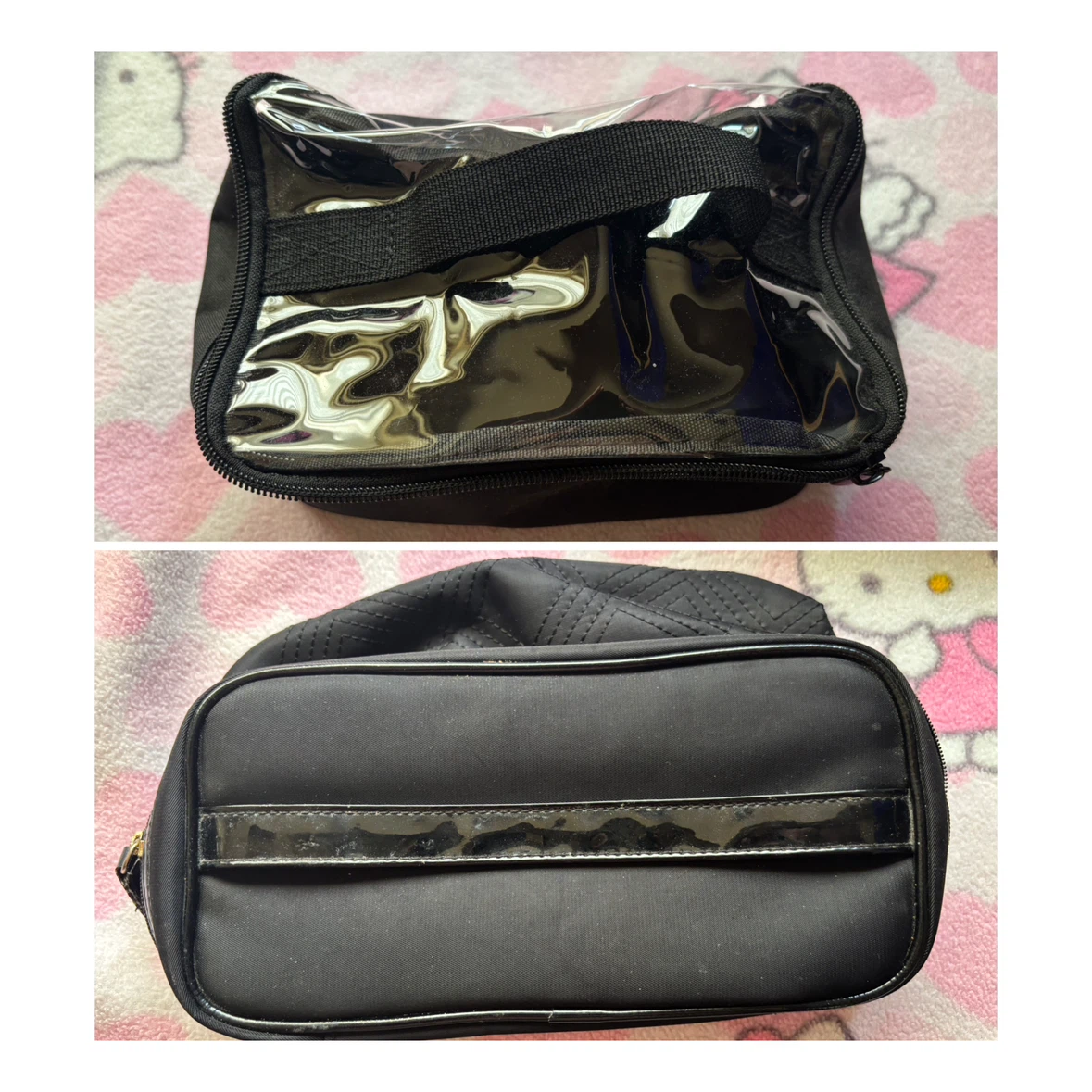 2 Cosmetic Bags - *Black*