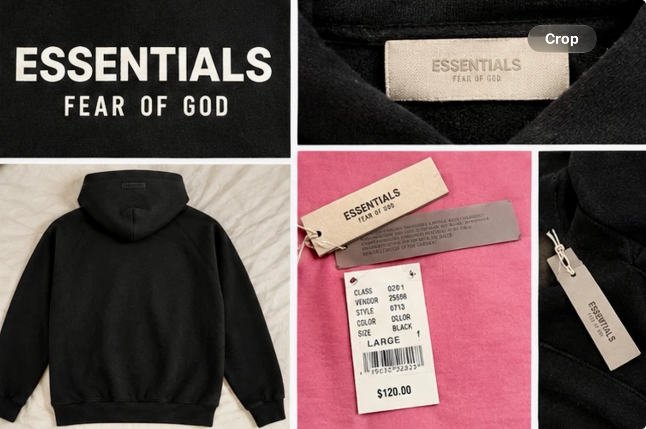 2 brand new 100% original Essentials hoodies - photo 4
