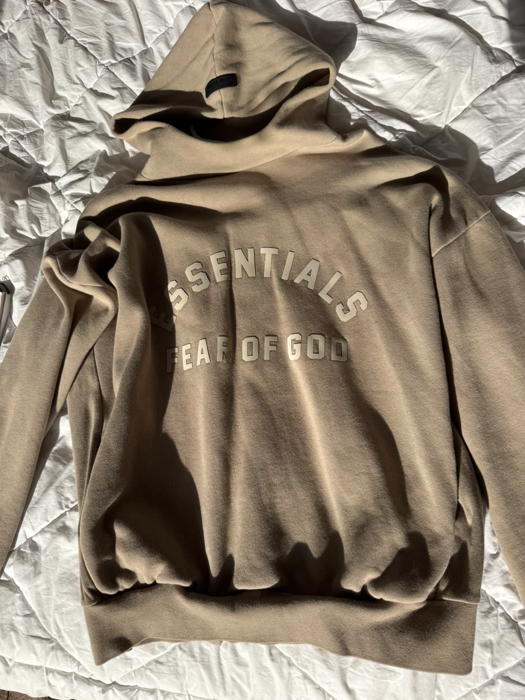 Fear of God Essentials Hoodie - Beige