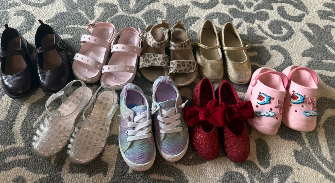 Assorted Girls' Toddler Shoes Bundle