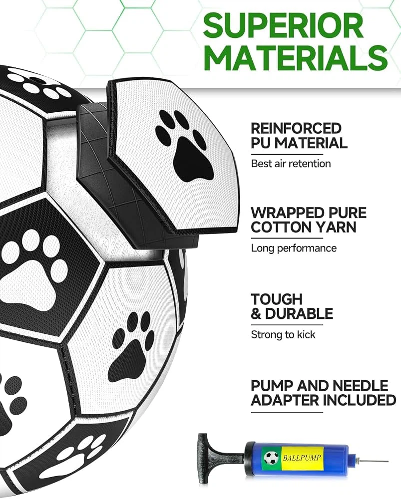 Dog Soccer Ball Toy with Tabs - New - photo 4
