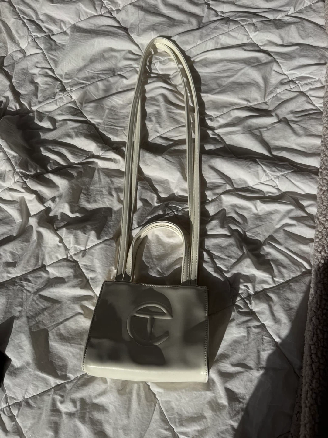 Telfar Small Shopping Bag - Cream
