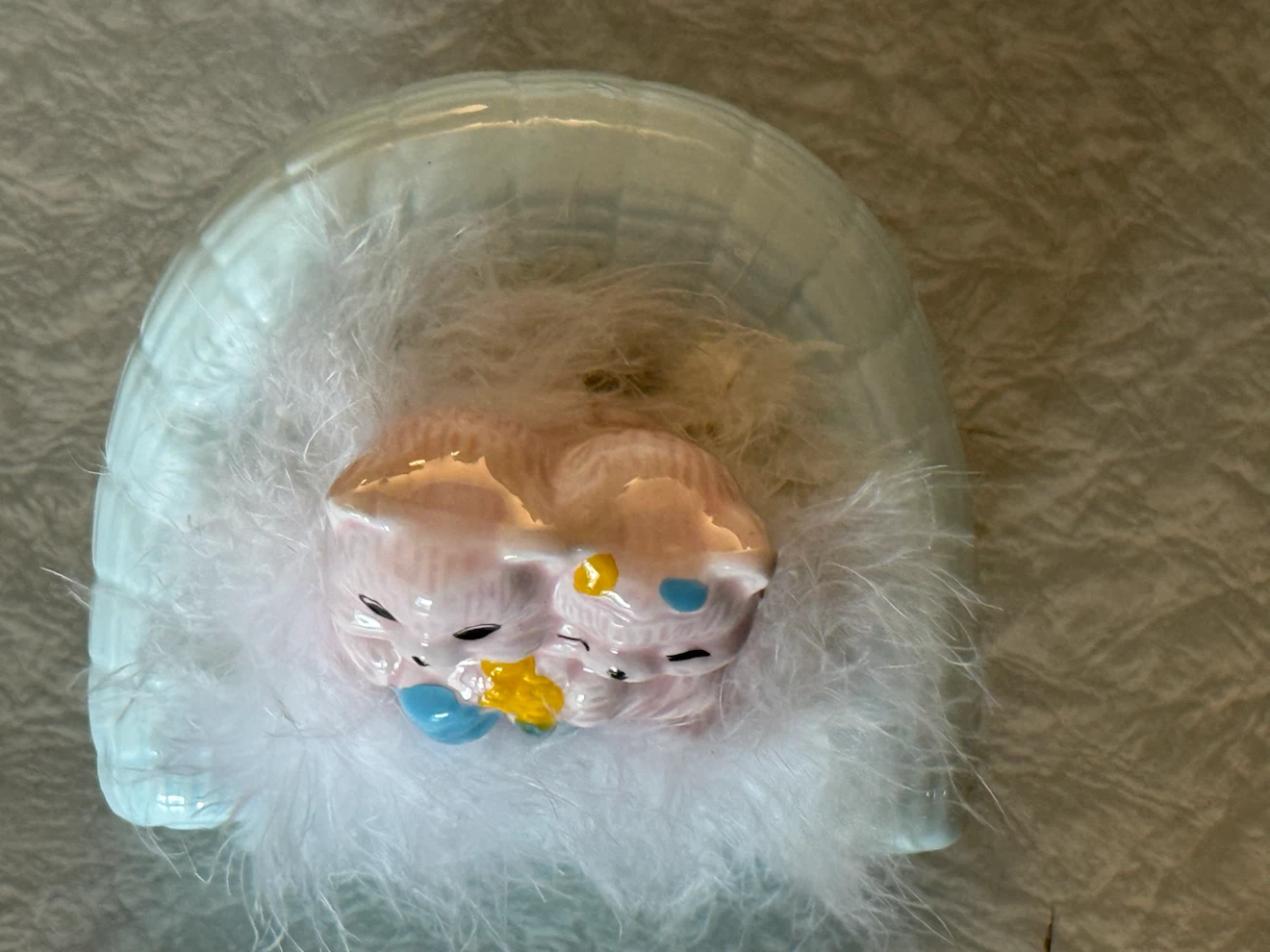 Vintage Ceramic Kittens Coin savings bank - photo 3