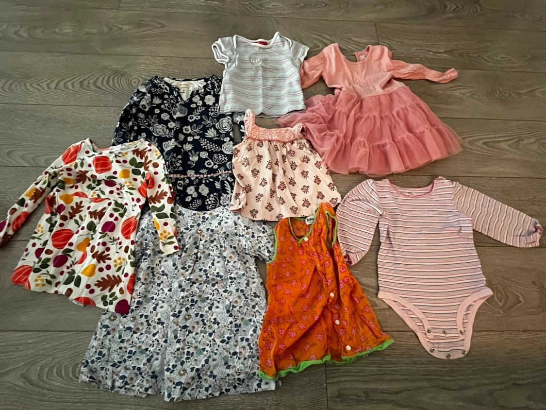 Toddler Girl Clothing Bundle and Nooks Booties