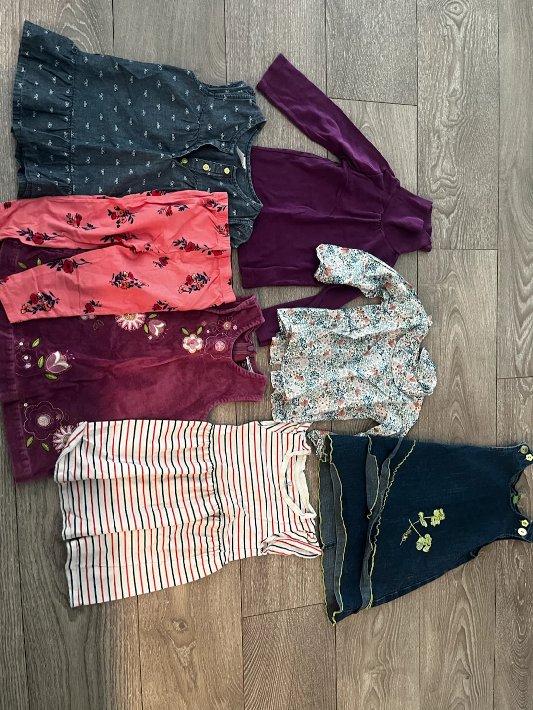 Toddler Girl Clothing Bundle and Nooks Booties - photo 2