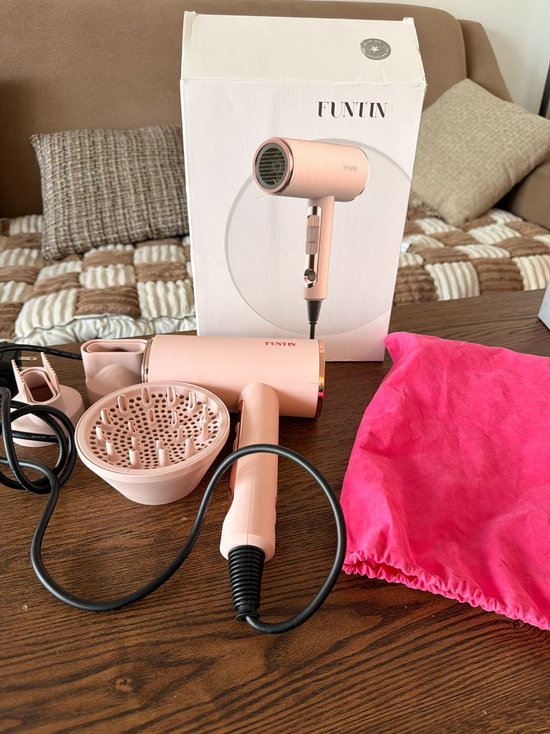 FUNTIN Hair Dryer with Attachments