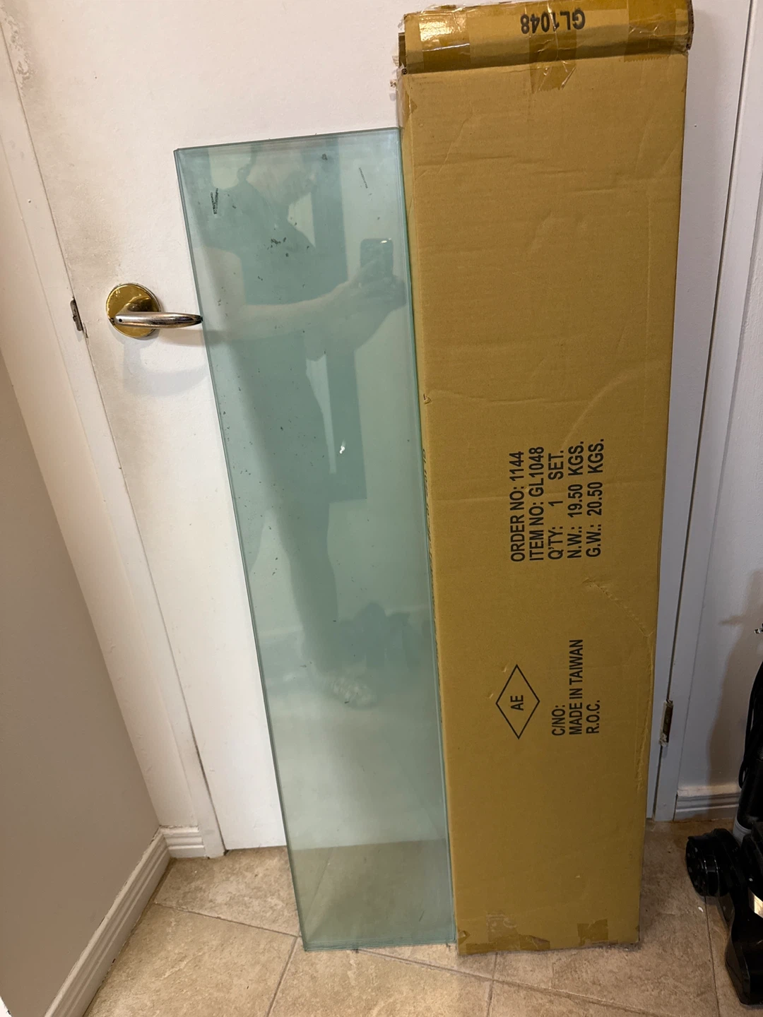 Tempered Glass Shelves - 10" x 48"