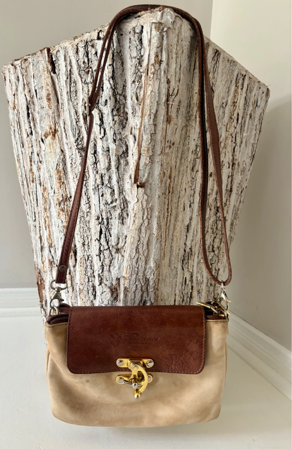 Florence Genuine Leather Crossbody Bag