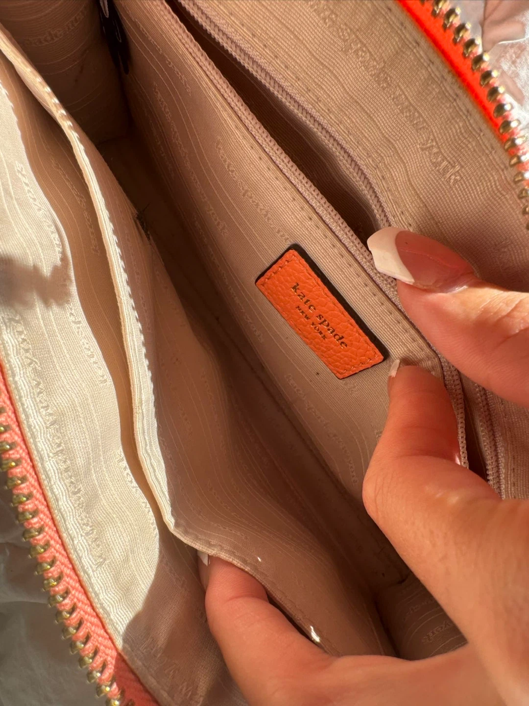 Kate Spade Orange Crossbody Bag - photo 2