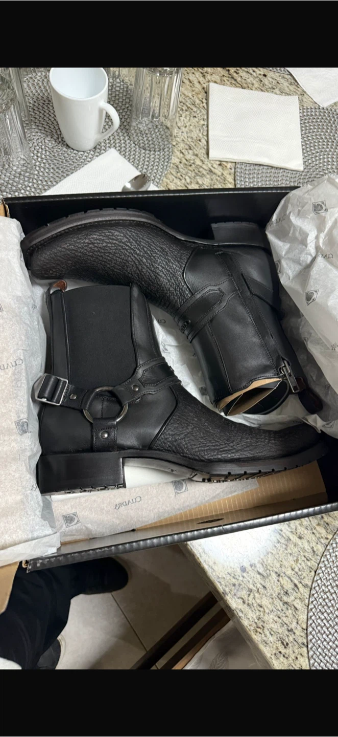 Cuadra Harness Boots Black (shark)