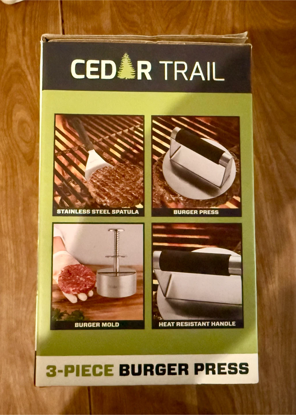 Cedar Trail 3-Piece Burger Press Set - photo 2