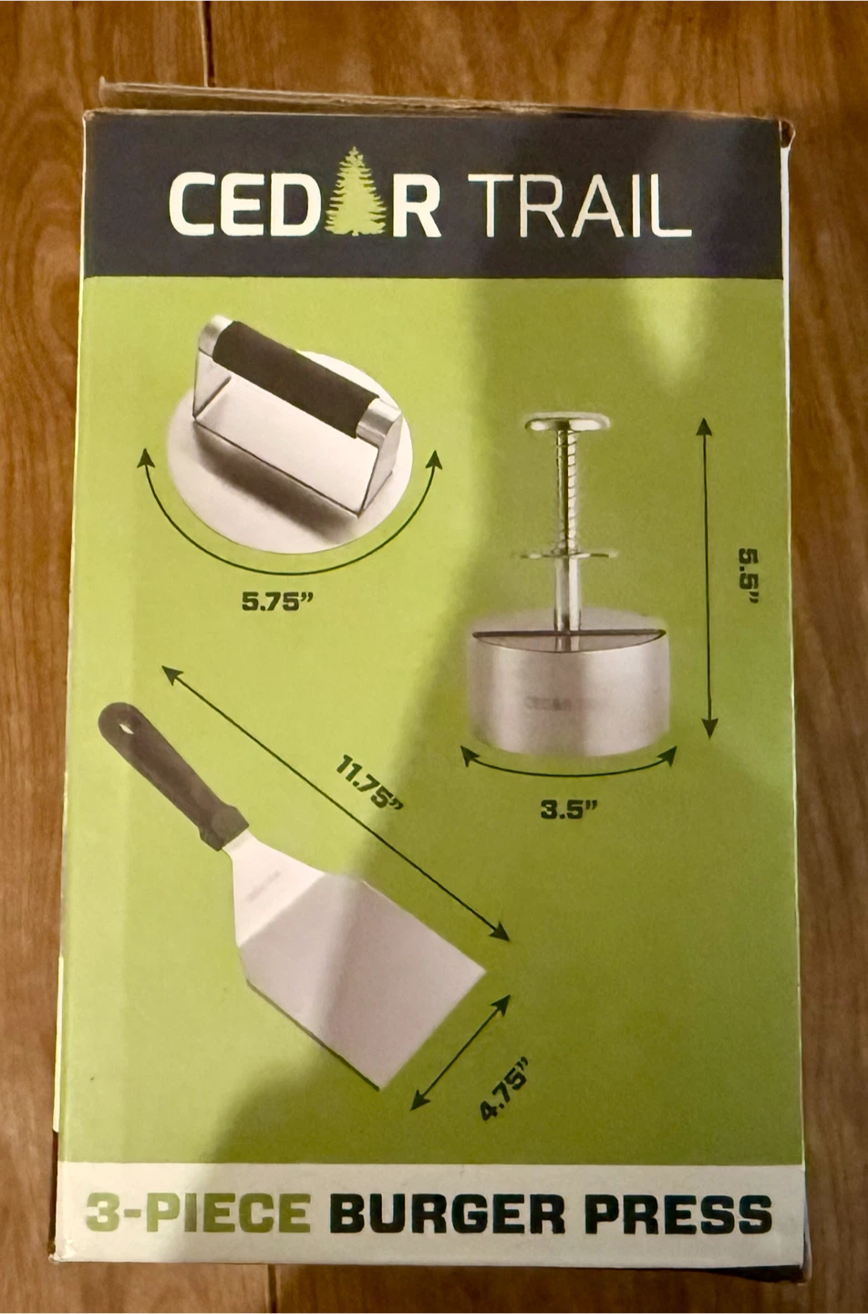 Cedar Trail 3-Piece Burger Press Set - photo 3
