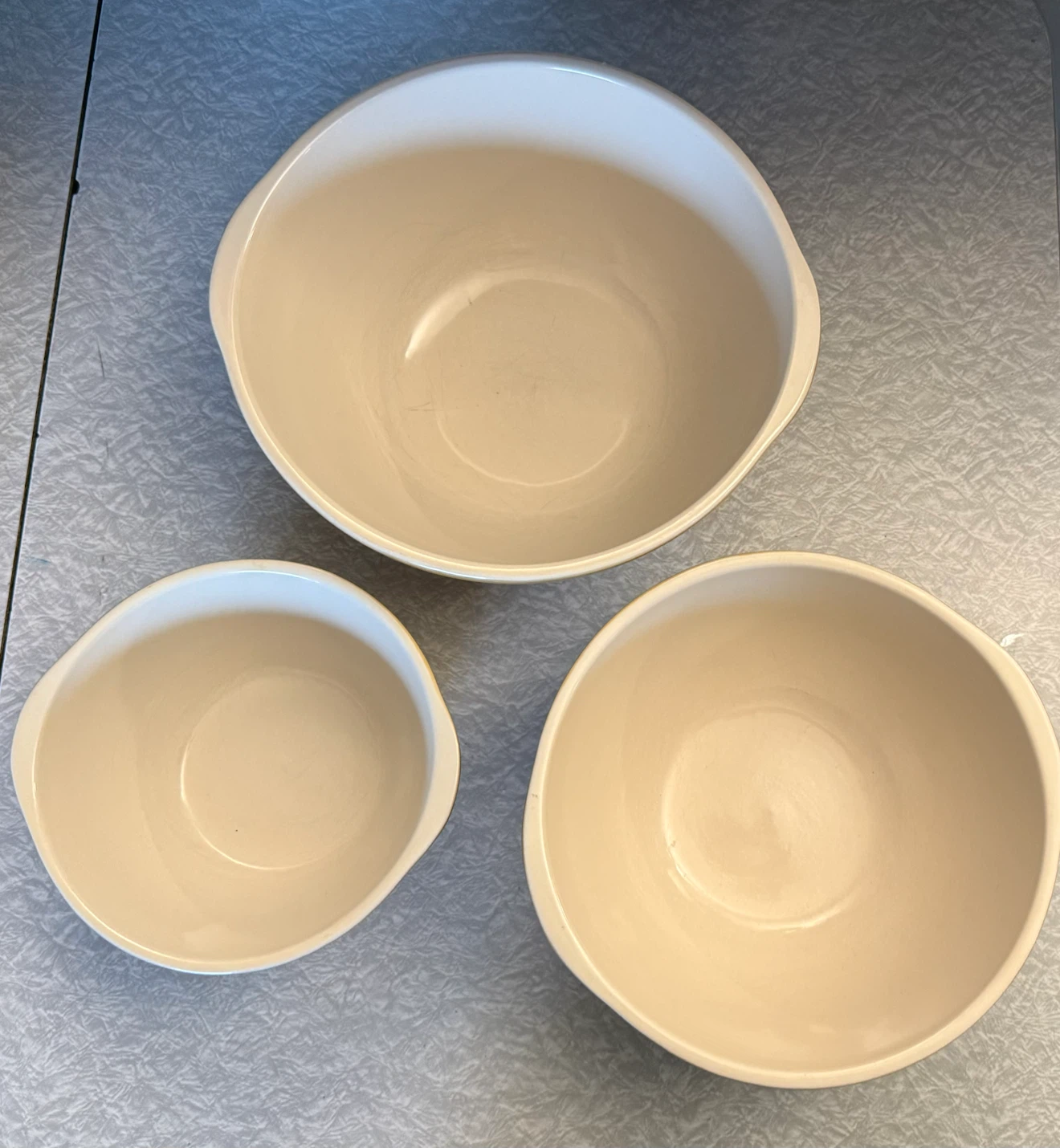 Paderno Grip Style Stoneware Bowl Set of 3 - photo 4