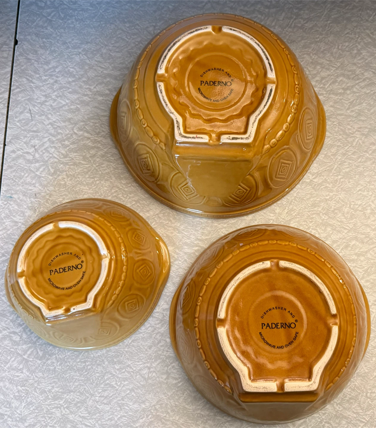 Paderno Grip Style Stoneware Bowl Set of 3 - photo 5