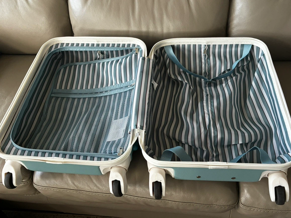 Light blue carry-on suitcase - photo 3