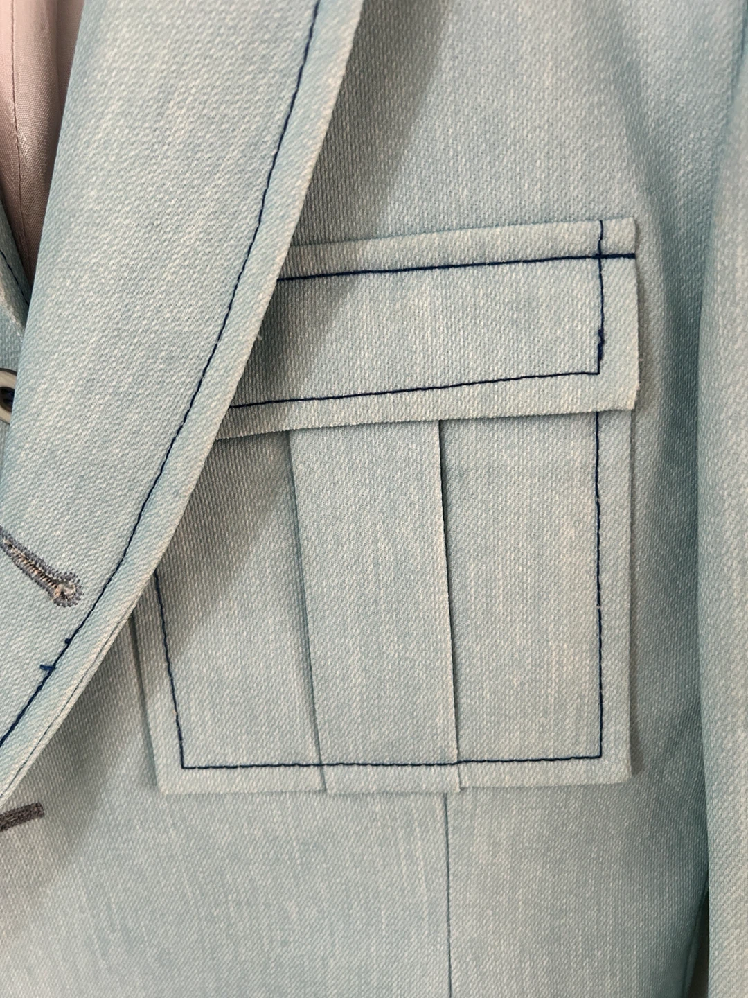 Mr. Big'n Tall Light Blue Blazer - photo 3