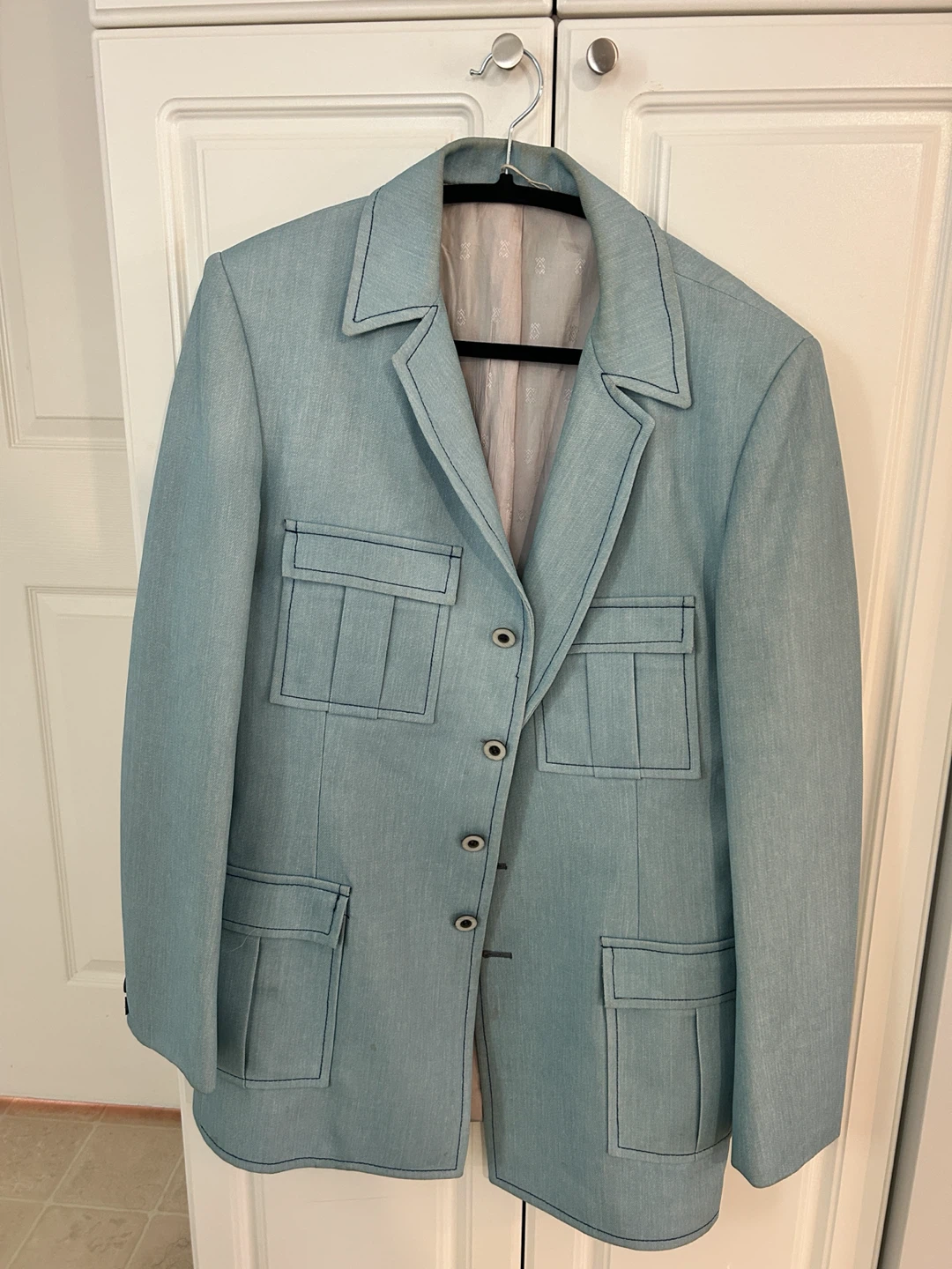 Mr. Big'n Tall Light Blue Blazer - photo 5