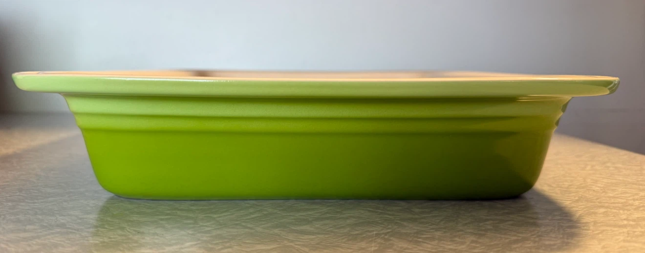Le Creuset Large Green Baking Dish - photo 3