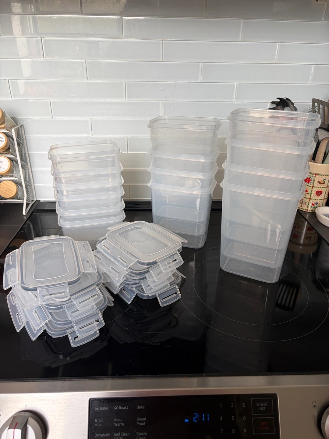 14 Plastic Food Storage Containers