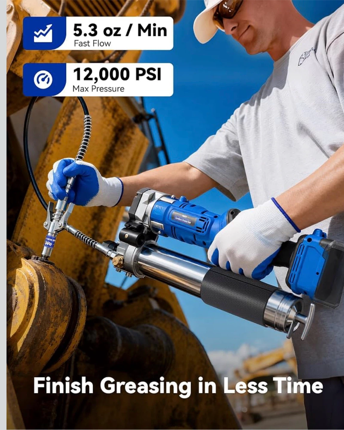 OMT Cordless Grease Gun - photo 2