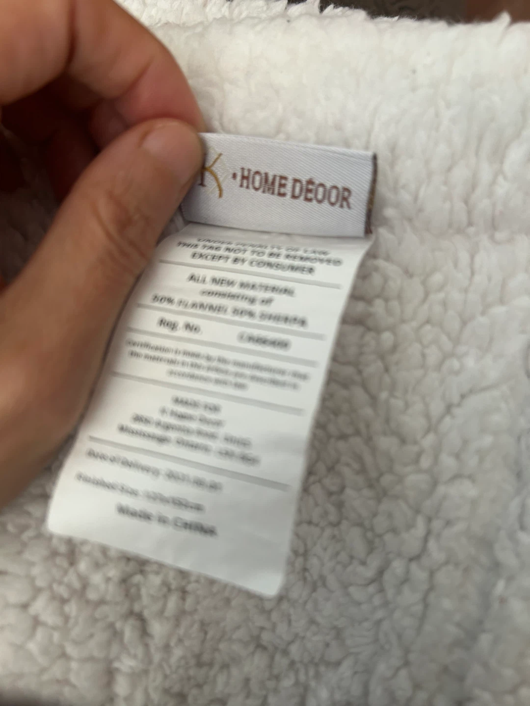 New Home Decor Red Plaid Sherpa Blanket - photo 4