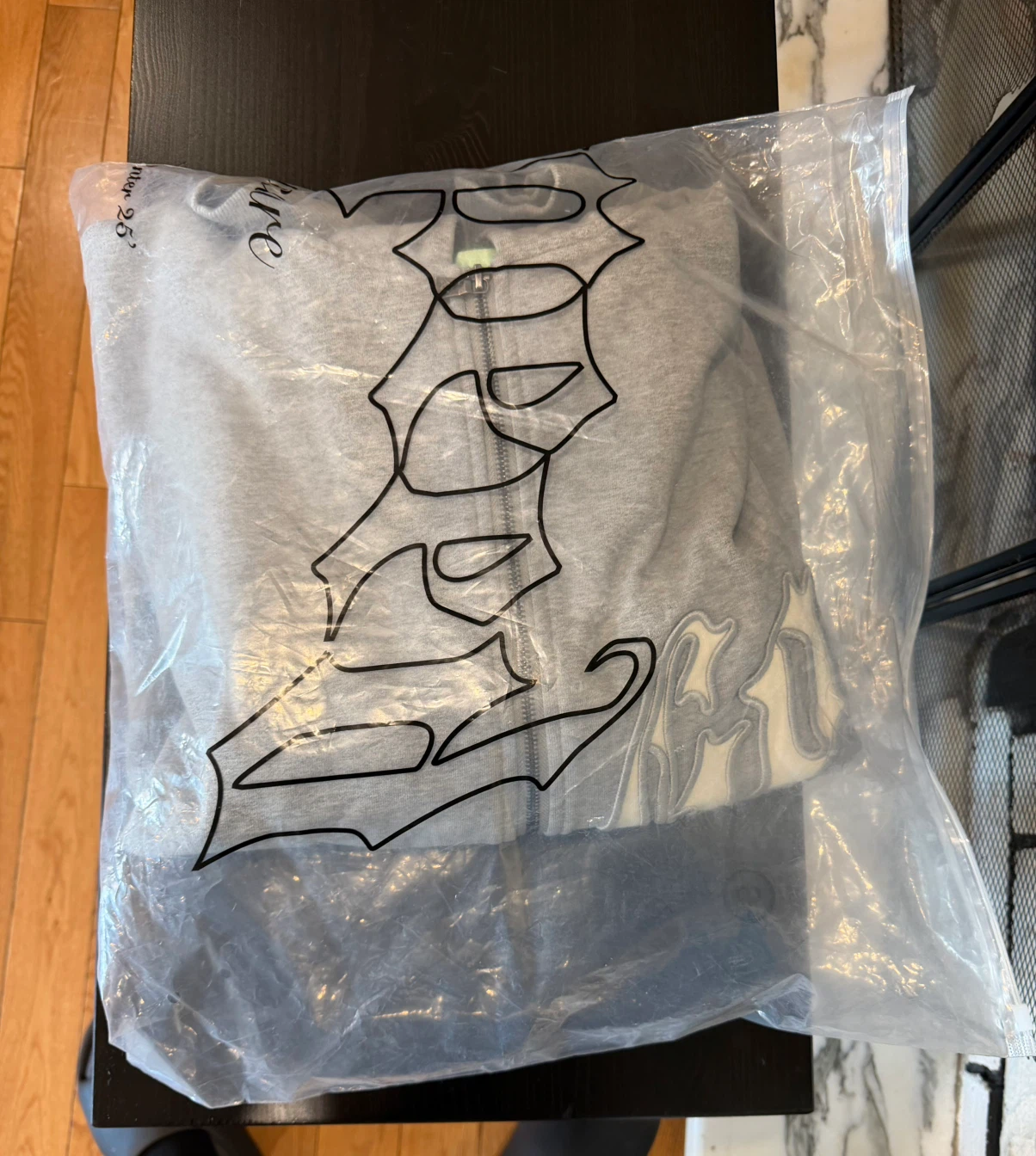 Godspeed OG Logo Hoodie V2 'Heather Grey' - photo 2